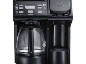 Hamilton Beach FlexBrew Trio Coffee Maker, Single Serve or 12 Cups, Black, 49904