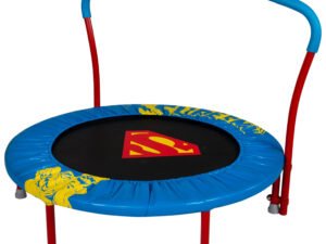 My First Superman 36-Inch Trampoline, with Handlebar