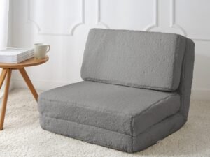 Your Zone Sherpa Flip Chair, Available in Multiple Colors