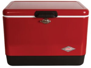 Coleman Steel-Belted Portable 54 Quart Cooler - Red