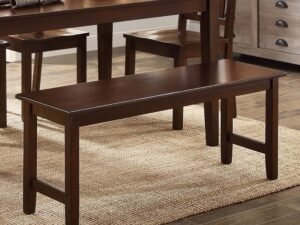 Better Homes & Gardens Bankston Dining Bench, Mocha