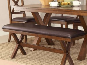 Better Homes & Gardens Maddox Crossing Dining Bench, Espresso Finish