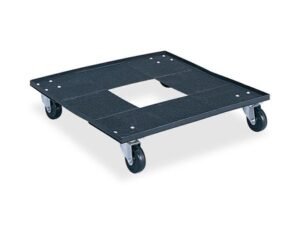 Safco, Heavy-duty Stacking Chair Cart, 1 / Each, Black