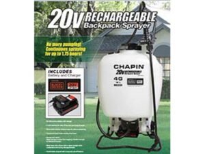Chapin International Rechargeable 4 Gallon 20v Battery Sprayer
