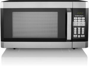 Hamilton Beach 1.6 Cu. Ft. Digital Microwave Oven, Stainless Steel