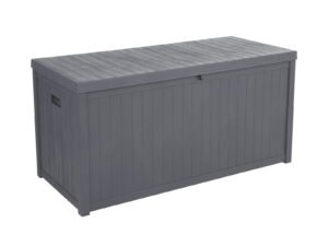 113 Gallon Outdoor Storage Box Garden Patio Storage Container Deck Box,Lockable Waterproof
