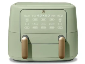 Beautiful 9QT TriZone Air Fryer, Sage Green by Drew Barrymore