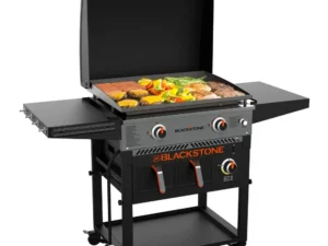 Blackstone 2-Burner 28" Griddle with Electric Air Fryer and Hood 219229834000064]