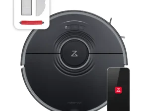 Roborock® S7-BLK Robot Vacuum Cleaner with Sonic Mopping, Strong 2500 Suction Multi-Level Mapping, Plus App and Voice Control Robot Mop