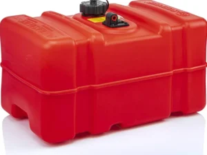 Scepter 08668 12 Gallon Marine Gas Fuel Tank For Outboard Engine Boats, 23-in x 14-in x 14-in