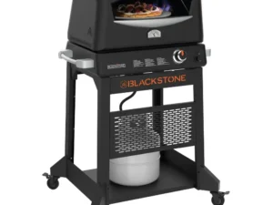 Blackstone Propane Pizza Oven with 16" Rotating Cordierite Stone and Mobile Stand
