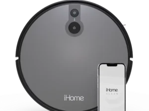 iHome AutoVac Juno Robot Vacuum with Mapping Technology, 2000pa Strong Suction Power, 100 Minute Runtime, App Connectivity