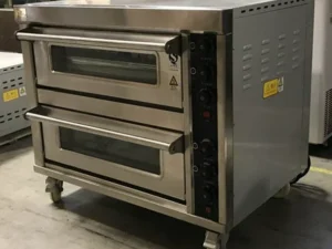 Electric flagstone double Deck Pizza Bakery Oven TKH-2-2D