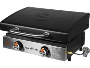 Blackstone 2-Burner 22" Tabletop Griddle with Hood Propane