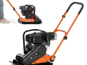 BENTISM Plate Compactor Plate Tamper 6.5HP Walk-Behind Rammer 196cc EPA & CARB