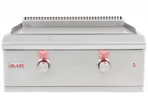 30" Inch Built In Gas Griddle | Natural Gas NG | Perfect For Any Outdoor Kitchen | Grill, Fry, Saute On This Durable Stainless Steel | Best Of Backyard For Grilling Masters | BLZ-GRIDDLE-LTE-NG