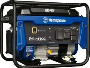Westinghouse 4650 Peak Watt Portable Gas Powered Generator, RV Ready Outlet, Recoil Start