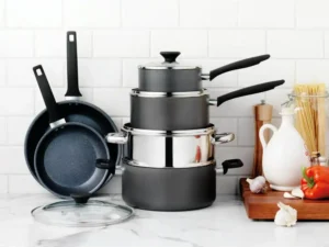 Granitestone Pro Cookware Set Pots and Pans Set 17 Piece Hard Anodized Premium Cookware Set