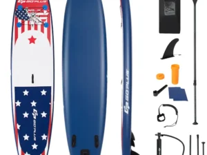 Goplus 11' Inflatable Stand Up Paddle Board Surfboard W/Pump Aluminum Paddle Navy