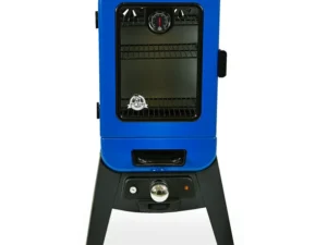 Pit Boss Blazing Vertical Electric Wood Chip Smoker with Window, Blue