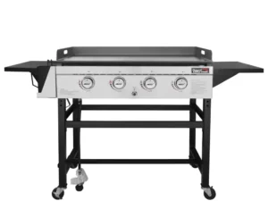 Royal Gourmet GB4001 4 Burner Flat Top Gas Griddle, 52,000 BTU for Outdoor Cooking