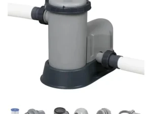 Bestway 58390E Flowclear 1500 GPH Filter Pump for Above Ground Pools