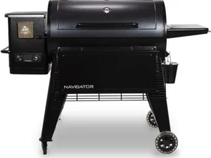 PIT BOSS PB1150G PG1150G Wood Pellet Grill w/Cover and Folding Front Shelf Included, 1150 sq. inch, Black