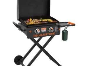 Blackstone on the Go 2-Burner 22" Scissor Cart Griddle with Hood Propane