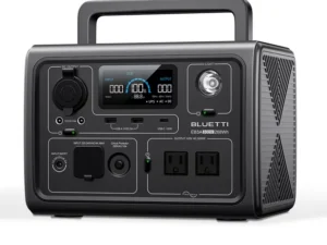 BLUETTI EB3A Solar Generator, 600W/268Wh Portable Power Station, UPS LiFePO4 Solar Generator for House, Camping