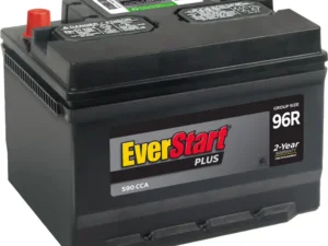 EverStart Plus Lead Acid Automotive Battery, Group Size 96R (12 Volt/590 CCA)