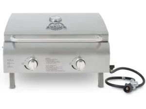 Pit Boss 2-Burner Portable Gas Grill, Stainless Steel
